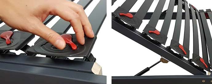 Lattenrost Einstellmöglichkeit Bettkasten - Gebers ...die Schlafexperten